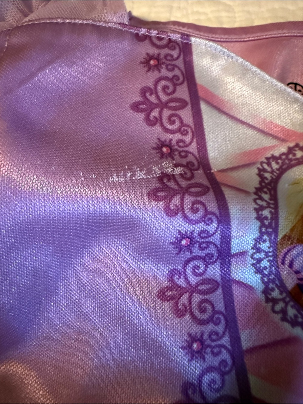 Lot of 2 Disney Frozen and Tangled toddler Nightgowns Elsa & Rapunzel - Picture 6 of 10